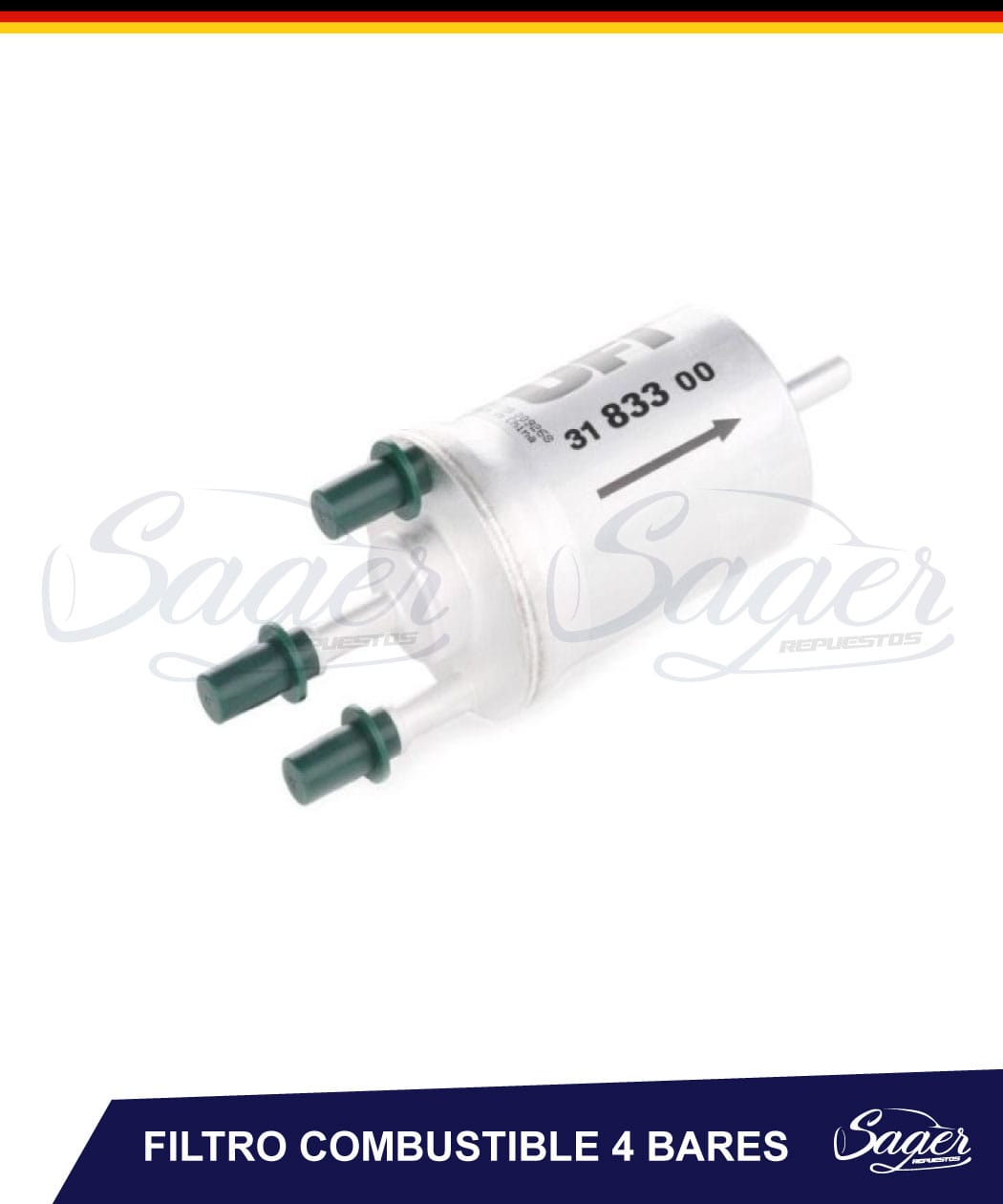 FILTRO COMBUSTIBLE 4 BARES / 4034356