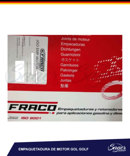 EMPAQUETADURA MOTOR GOLF GOLF / 4032677