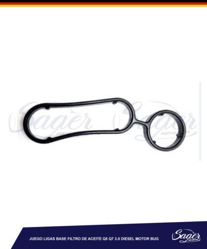 JUEGO LIGAS BASE FILTRO DE ACEITE Q5 Q7 3.0 DIESEL MOTOR BUG / 4037500