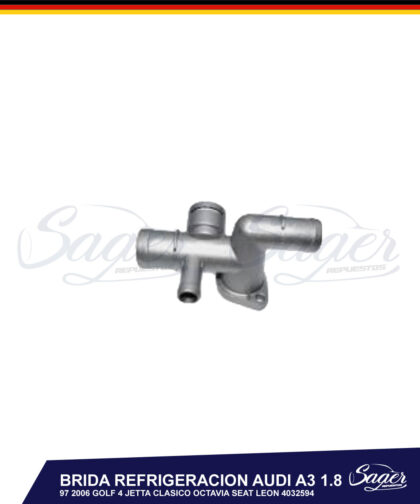 BRIDA REFRIGERACION AUDI A3 1.8 97 2006 GOLF 4 JETTA CLASICO OCTAVIA SEAT LEON /  4032594