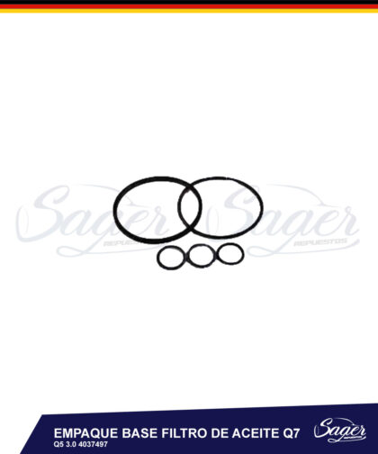 EMPAQUE BASE FILTRO DE ACEITE Q7 Q5 3.0 /  4037497