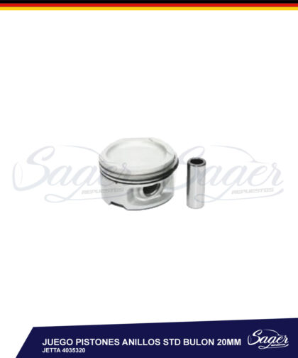 JUEGO PISTONES ANILLOS STD BULON 20MM JETTA / 4035320
