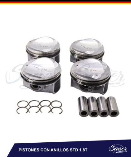 PISTONES CON ANILLOS STD 1.8T BULON 19MM / 4037503
