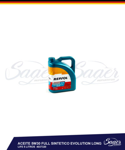 REPSOL ACEITE 5W30 FULL SINTETICO EVOLUTION LONG LIFE 5 LITROS / 4037320
