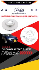 disco delantero audi A5